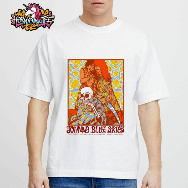 Johnny Blue Skies Show Who The Fuck Is Johnny Blue Skies Tour 2025 Held At The Greek Theatre In Berkeley California On April 24 2025 Limited Edition Art Work For Show Unisex T-Shirt