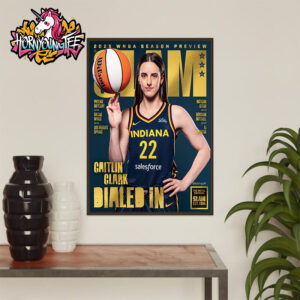 2025 WNBA Caitlin Clark Player’s Indiana Fever The Cover Of Slam Magazine Poster Home Decor Canvas