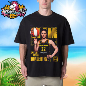 2025 WNBA Caitlin Clark Player’s Indiana Fever The Cover Of Slam Magazine Unisex T-Shirt