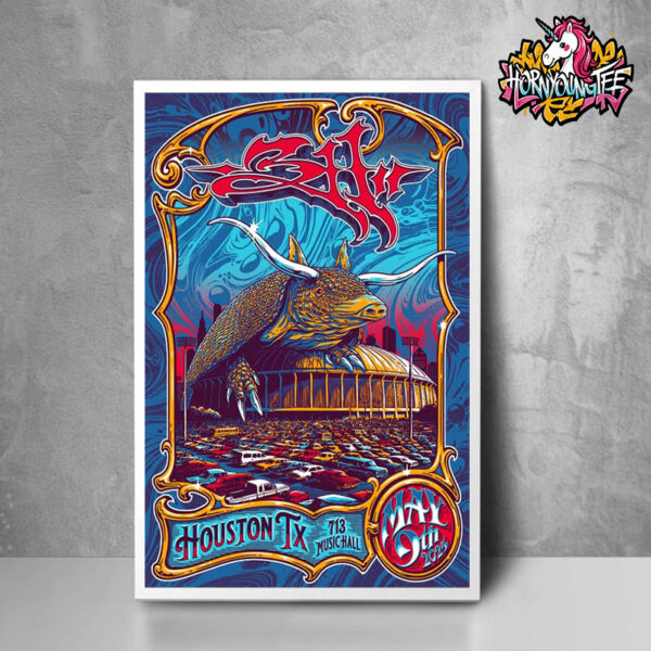 311 Band Spring Tour 2025 Event Poster Live Concert At 713 Music Hall In Houston Texas On May 9 2025 Poster Home Decor Canvas