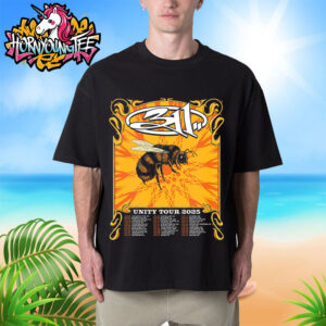 311 Band Unity Tour 2025 Bee Challenge Poster Schedule Cities Tour Dates Unisex T-Shirt
