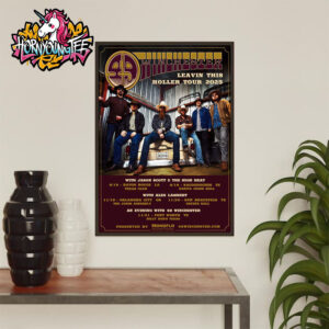 49 Winchester Poster For Show Leavin This Holler Tour 2025 Schedule Final Fall Tour Cities Dates Poster Home Decor Canvas