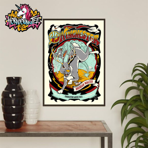 49 Winchester With Brendan Walter Music Show At Charleston Music Hall In Charleston SC On May 23 2025 Poster Home Decor Canvas