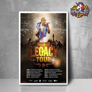 50 Cent Legacy Tour 2025 This Summer In Europe Official Poster Schedule Cities Tour Dates Poster Home Decor Canvas