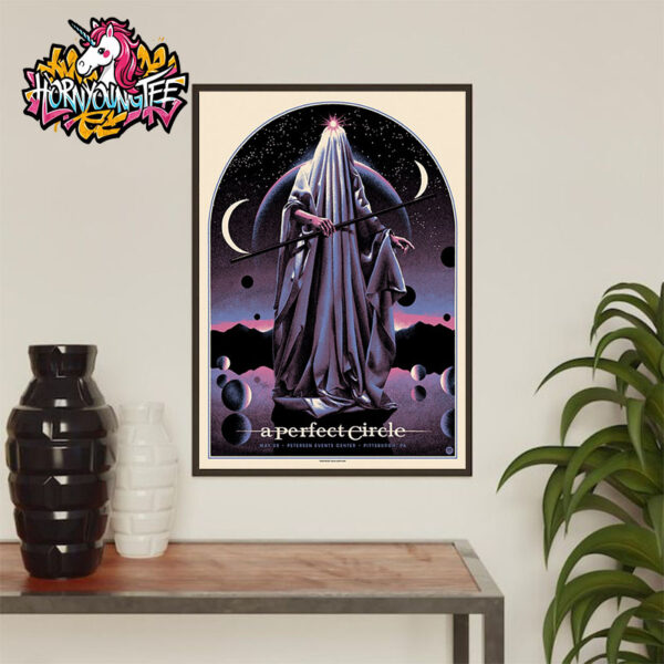 A Perfect Circle Event Poster For Show At Petersen Events Center In Pittsburgh PA On May 20 2025 Poster Home Decor Canvas