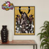 Boardwalk Rock Fest Line Up Poster Two Days In Ocean City MD On May 17-18 2025 Poster Home Decor Canvas