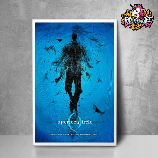 A Perfect Circle Music Show At MIDFLORIDA Credit Union Amphitheatre In Tampa FL On May 8 2025 Poster Tribute For Show Last Night Poster Home Decor Canvas