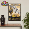 Celebrates Minnesota Frost Hockey Champions PWHL Walter Cup 2025 Poster Home Decor Canvas