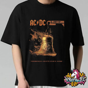 ACDC Pwr Up Tour 2025 Brings Hells Bell To Gillette Stadium In Foxborough MA On May 4 2025 Limited Merchandise For Show Unisex T-Shirt