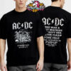 ACDC Pwr Up North America Tour 2025 Foxborough Exclusive Merchandise Art Work Live Concert At Gillette Stadium On May 4 2025 In Foxborough Massachusetts Unisex T-Shirt Two Sides