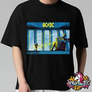 ACDC Pwr Up Tour 2025 Pop Up Show Poster For Show Tonight At Northwest Stadium In Landover MD On May 12 2025 Unisex T-Shirt
