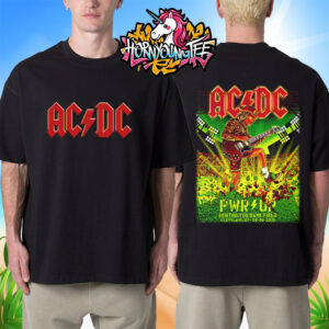 ACDC Pwr Up Tour 2025 The Last Show North American Tour At Huntington Bank Field On May 28 2025 Cleveland OH Unisex T-Shirt Two Sides
