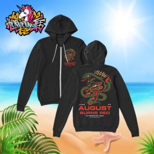 August Burns Red North American Tour Spring 2025 My Demons Die Today Snake Dragon Zip Up Hoodie