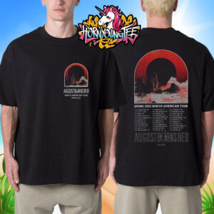 August Burns Red North American Tour Spring 2025 Schedule Tour Dates Mountains Tour Unisex T-Shirt Two Sides