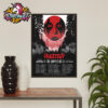Whitechapel Band Poster The Rituals of Hate Fall North American Tour 2025 Schedule Cities Tour Dates Poster Home Decor Canvas