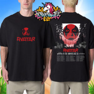 Avatar Metal Band Poster New US Dates For Tour In The Airwaves USA 25 Schedule Cities Tour Dates Unisex T-Shirt Two Sides