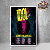 Billy Idol With Joan Jett And The Blackhearts Its A Nice Day To Tour Again 2025 Schedule Cities Tour Dates Poster Home Decor Canvas