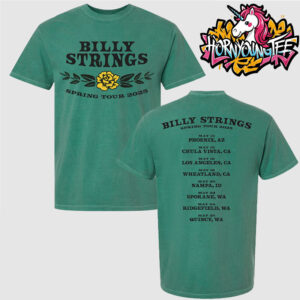 Billy Strings Spring Tour 2025 Yellow Rose of Texas Tee May Dates Merchandise For Fan Gift Unisex T-Shirt