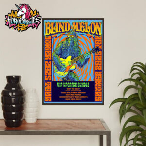 Blind Melon Band Summer Tour 2025 Vip Upgrade Bundle Exclusive Poster Poster Home Decor Canvas