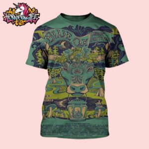 Blue OX Music Festival 2025 Official Event Poster Show At The Pines Music Park In Eau Claire Wisconsin On June 26 And 28 2025 All Over Print Shirt
