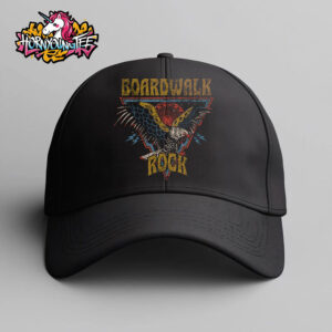 Boardwalk Rock 2025 Festival In Ocean City MD On May 17-18 2025 Eagle Lineup Black Hat Cap