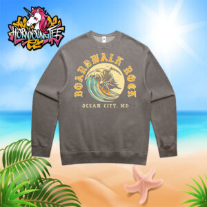 Boardwalk Rock Festival 2025 In Ocean City MD On May 17-18 2025 Grim Reaper Pullover Crewneck Unisex Sweatshirt