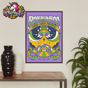 Bonnaroo Music and Arts Festival 2025 Poster For Show On June 12-15 2025 In Manchester TN Poster Home Decor Canvas