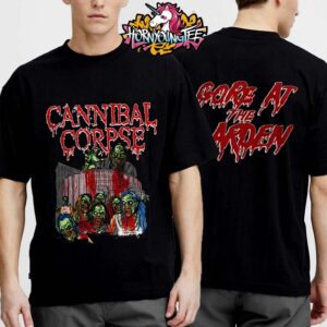 Cannibal Corpse Gore At The Garden Merchandise Limited Edition For Show At New York City Last Week On April 24 2025 Unisex T-Shirt Two Sides