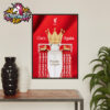 Premier League 2025 The Champions Liverpool FC Poster Home Decor Canvas Horizontal