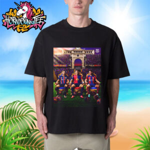Century Of Barcelona Goals For Roberts Lewandowski Unisex T-Shirt