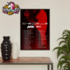 Cuco Poster Ridin Tour 2025 Schedule Dates List Poster Design By Samborghini Poster Home Decor Canvas