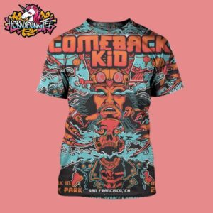Comeback Kid Band Show At Punk In The Park Fest In San Francisco CA On May 3 2025 Exclusive Special Poster For Show All Over Print Shirt