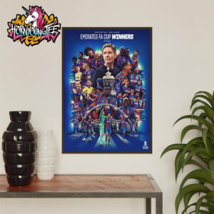 Crystal Palace The Champions Emirates FA Cup 2025 Poster Celebration Poster Home Decor Canvas