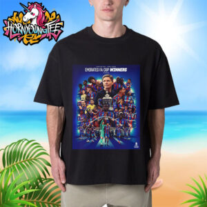Crystal Palace The Champions Emirates FA Cup 2025 Poster Celebration Unisex T-Shirt
