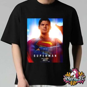 DC Studios Look Up Superman The Movie Reboot A James Gunn Film Only In Theaters On July 11 2025 Unisex T-Shirt