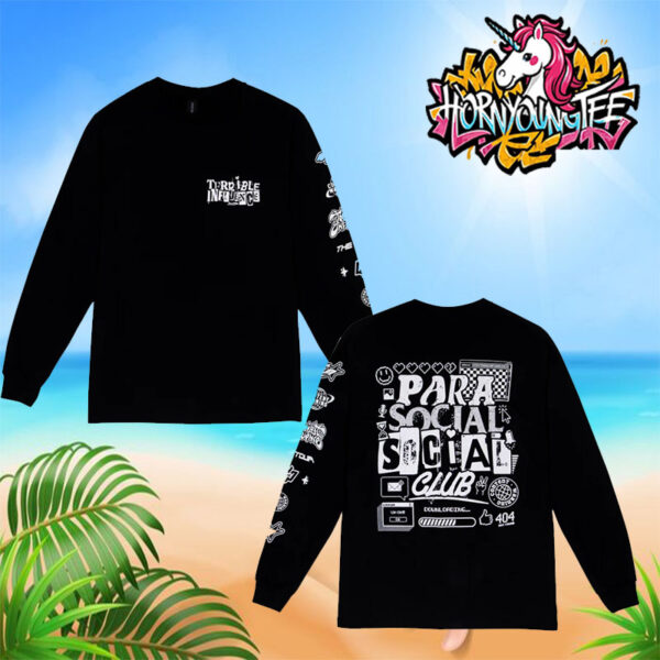 Dan And Phill Tour 2025 Terrible Influence Parasocial All Over Print Longsleeve