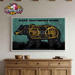 Dave Matthews Band Poster Memorial Day Show At Bethel Woods Center For The Arts On May 24 2025 Poster Home Decor Canvas Horizontal