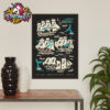 Dave Matthews Band Summer Tour Poster 2025 Art Work Fan Gift Poster Home Decor Canvas