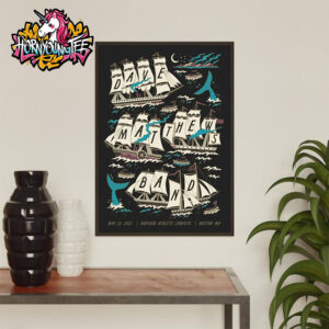 Dave Matthews Band Poster Show Tonights At Harvard Athletic Complex On May 25 2025 Boston MA Poster Home Decor Canvas