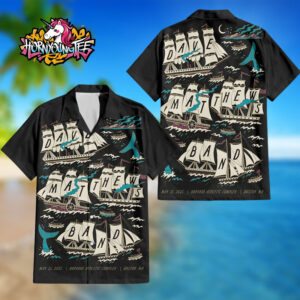 Dave Matthews Band Poster Show Tonights At Harvard Athletic Complex On May 25 2025 Boston MA Regular Hawaiian Shirt