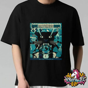 Dave Matthews Band World Tour 2025 Concert Show At Uptown Charlotte NC On May 4 2025 Limited Art Work Darth Panther For Show Unisex T-Shirt