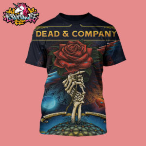 Dead And Company Concert Poster Live At Sphere Las Vegas On May 10 2025 Skull Hand Merch At The Dead And Co Venetian Shop All Over Print Shirt