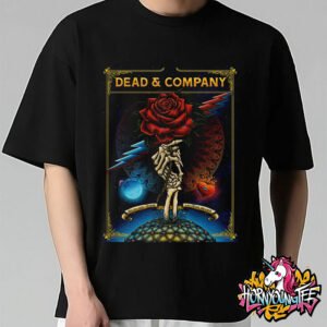 Dead And Company Concert Poster Live At Sphere Las Vegas On May 10 2025 Skull Hand Merch At The Dead And Co Venetian Shop Unisex T-Shirt