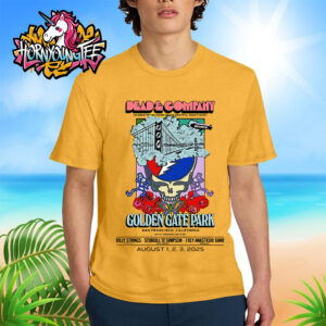 Dead And Company Poster 3 Nights At Golden Gate Park In San Francisco California On August 123 2025 Unisex T-Shirt