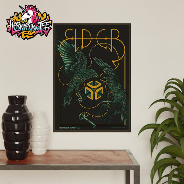 Elder Band Poster Show At Desertfest Berlin 2025 Exclusive Poster Home Decor Canvas