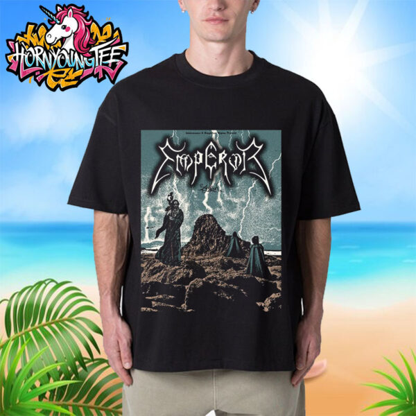 Emperor Band With Agalloch Band Poster For Music Show At The Warfield Theatre On May 17 2025 In San Francisco Unisex T-Shirt
