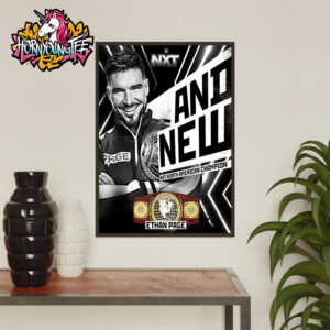 Ethan Page New WWE NXT North American Champion Poster Home Decor Canvas