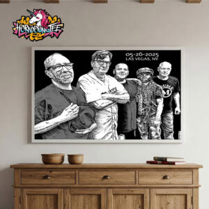 Flag Band Poster Show Tonight At Punk Rock Bowling On May 26 2025 Merchandise Fan Gift Poster Home Decor Canvas Horizontal