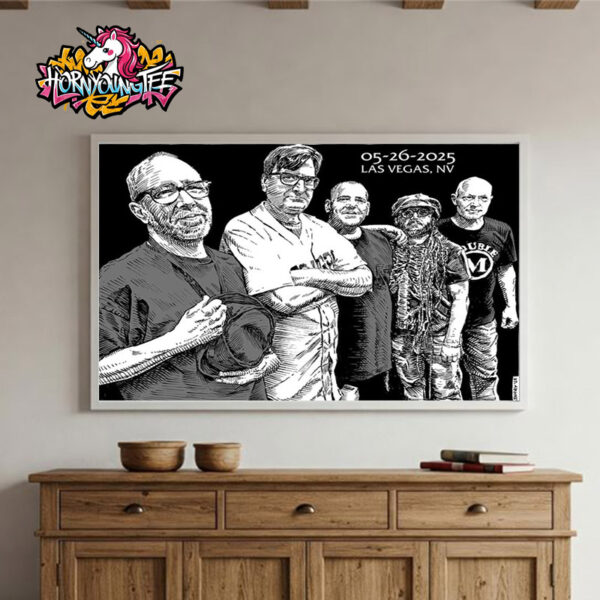 Flag Band Poster Show Tonight At Punk Rock Bowling On May 26 2025 Merchandise Fan Gift Poster Home Decor Canvas Horizontal