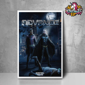 GSW NBA 2025 The Warriors Eliminated The Houston Rockets Win And Advance The Second Round Art Work Batman And Robin Poster Home Decor Canvas